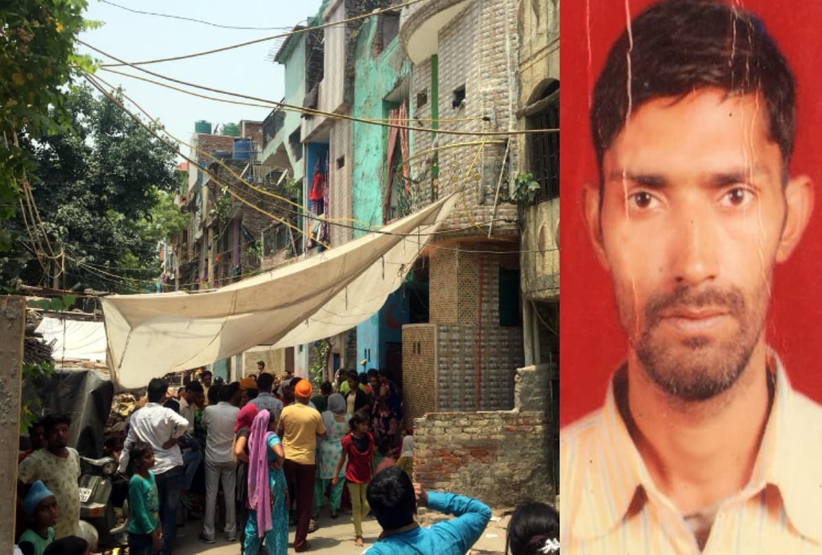 cops of two delhi police stations reaches man house beat badly allegedly throw him from 2nd floor
