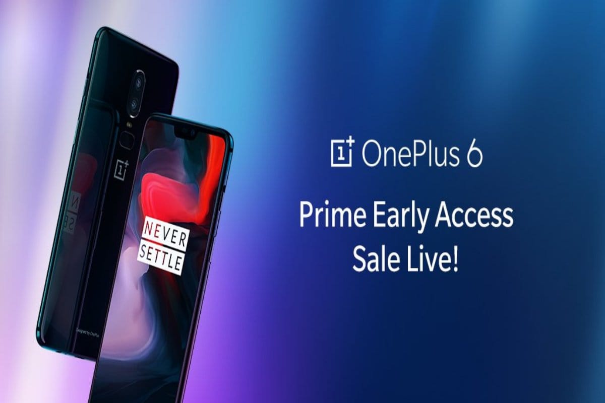 OnePlus 6 first sale in india today via Amazon only for prime members