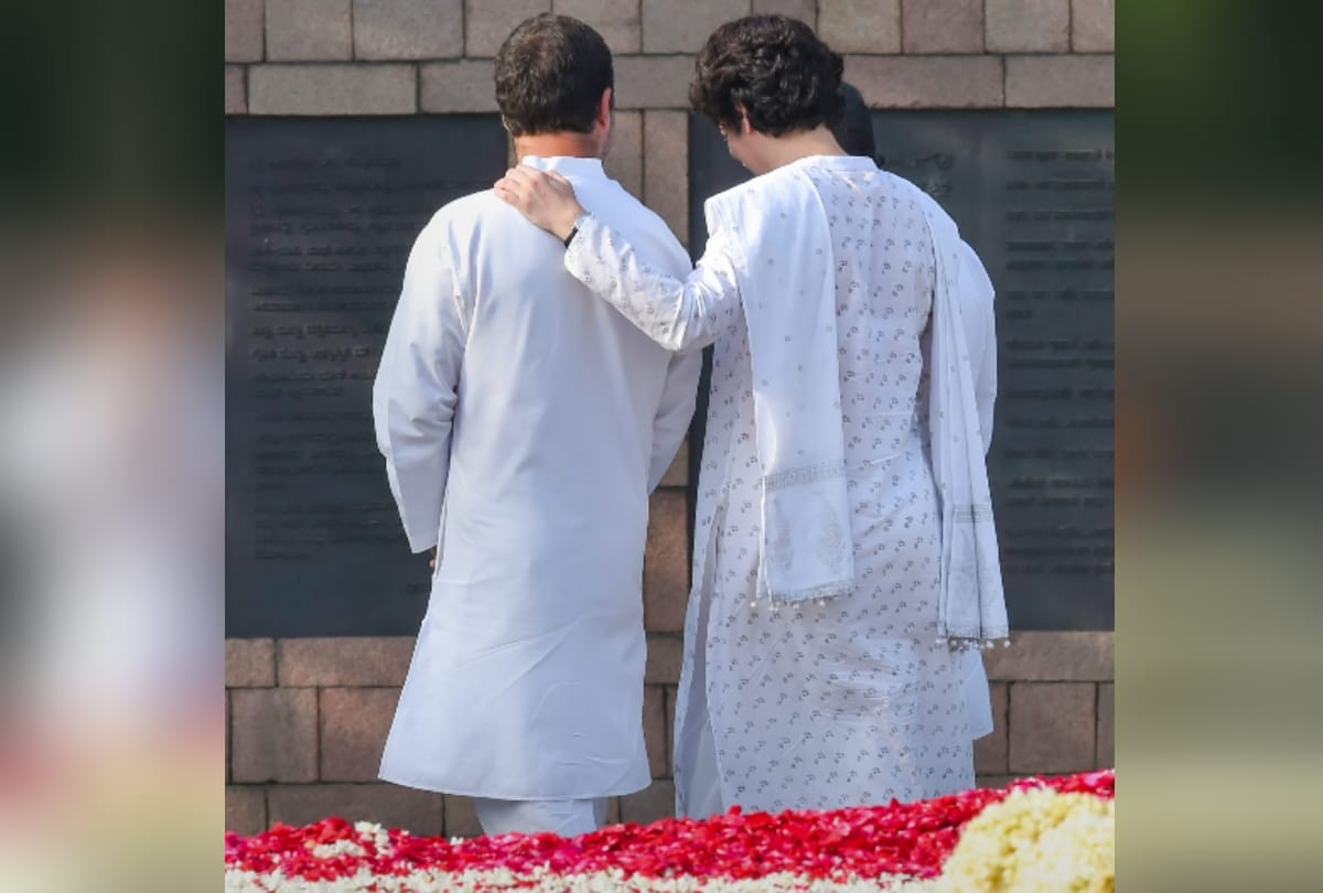 see interesting pictures from delhis vir bhumi when priyanka gave advice to rahul gandhi