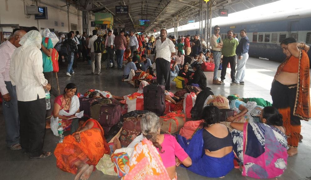 Trains delayed After AP Express fire in Gwalior
