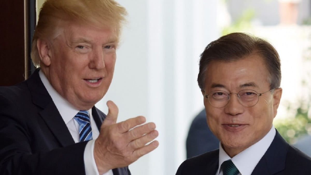 Donald Trump and Moon Jae In discussed about north Korea threat