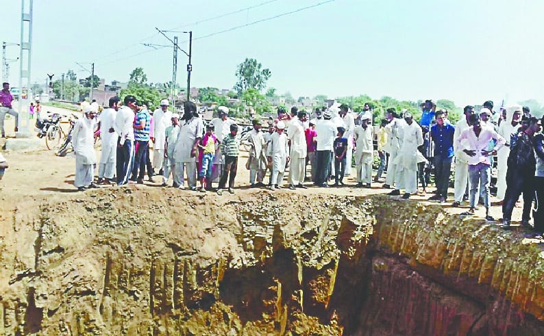 Construction of Underground stopped
