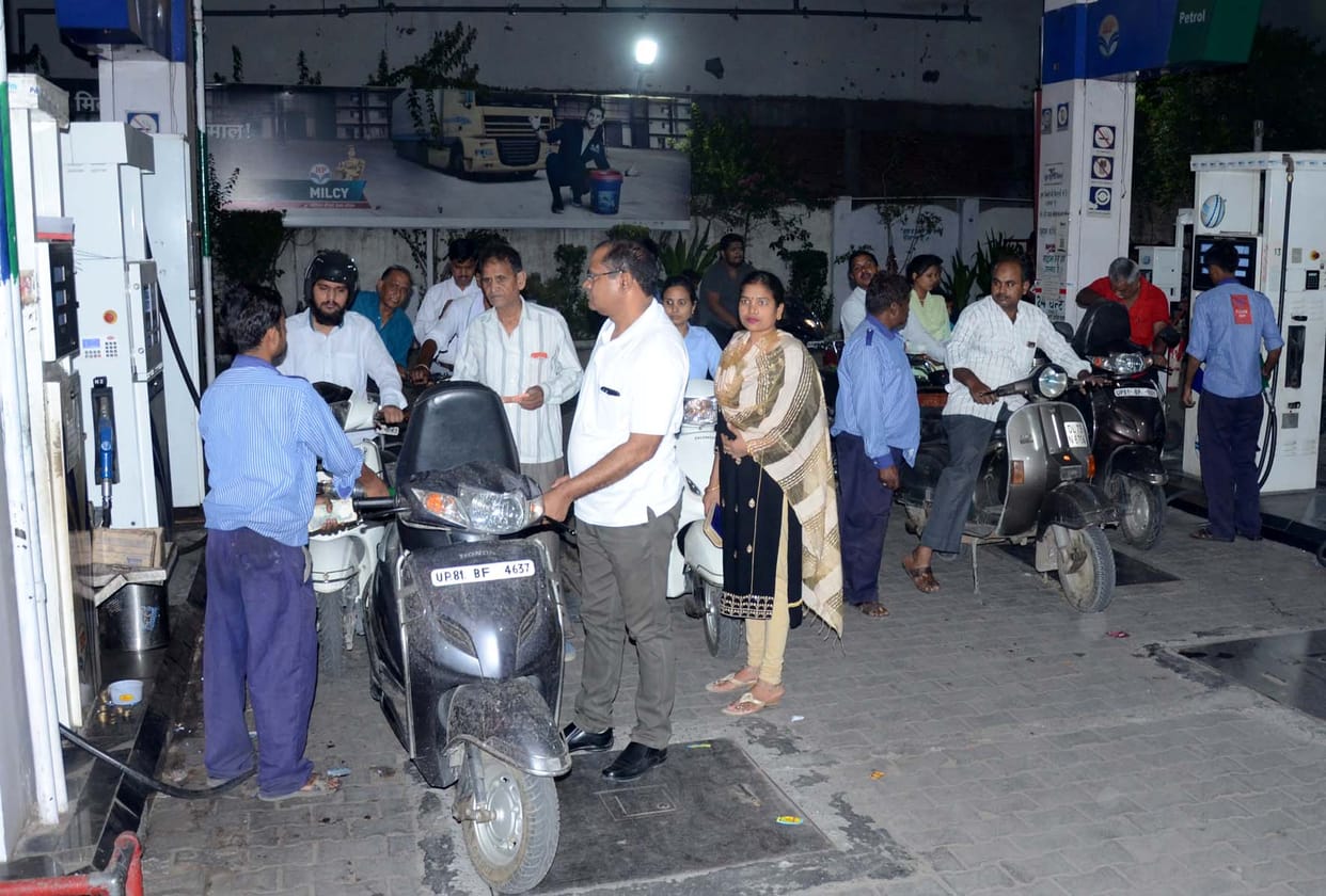 Diesel 12.61 and petrol cost 10 in 11 months