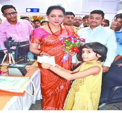 BJP MP Hema Malini launches Passport Seva Kendra in Vrindavan