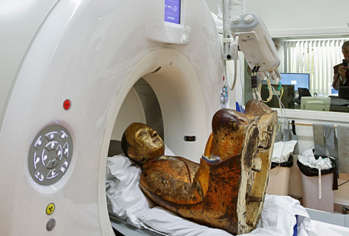Mummified monk Found In 1000 year old gold buddha statue