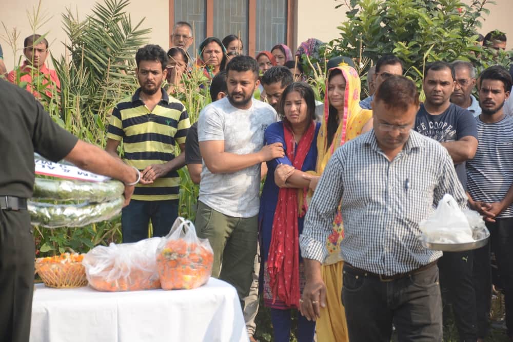 martyr deepak nainwal tribute photos 