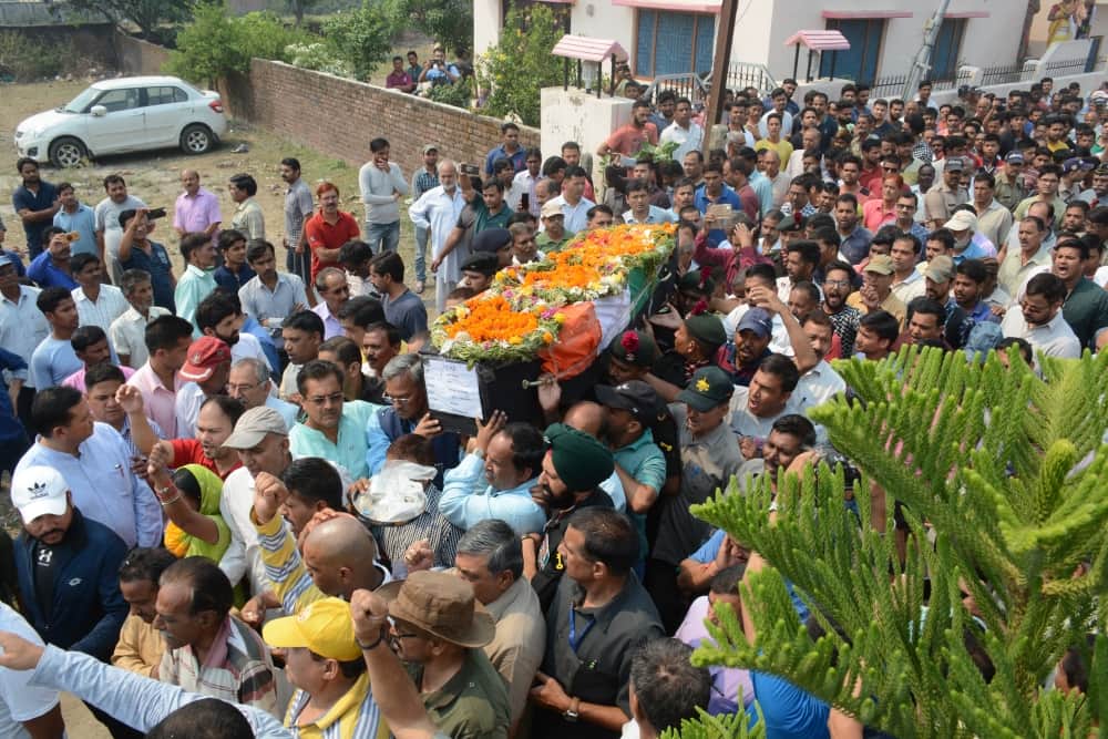 martyr deepak nainwal tribute photos 