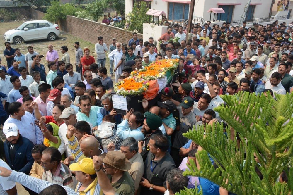 martyr deepak nainwal tribute photos 