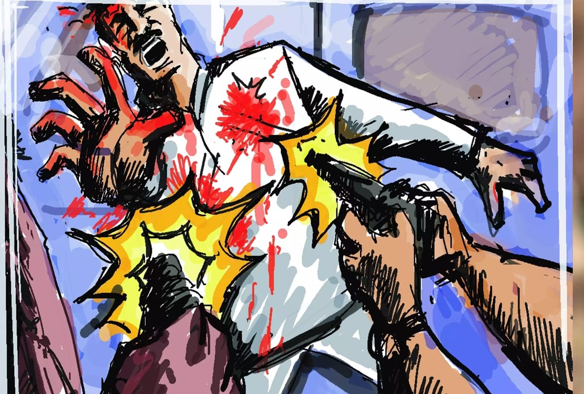 history sheeter gunned down outside the pooja pandal
