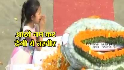A DAUGHTER OF MARTYR deepak-nainwal pays tribute to her father IN dehradun