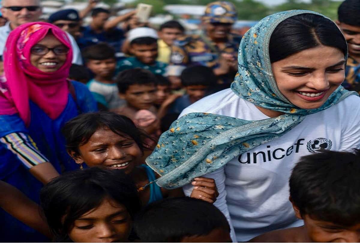 Priyanka Chopra trolled after share photo on social media visiting rohingya camp in bangladesh