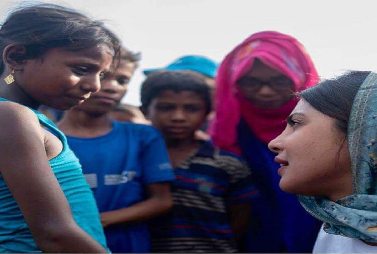 Priyanka Chopra trolled after share photo on social media visiting rohingya camp in bangladesh