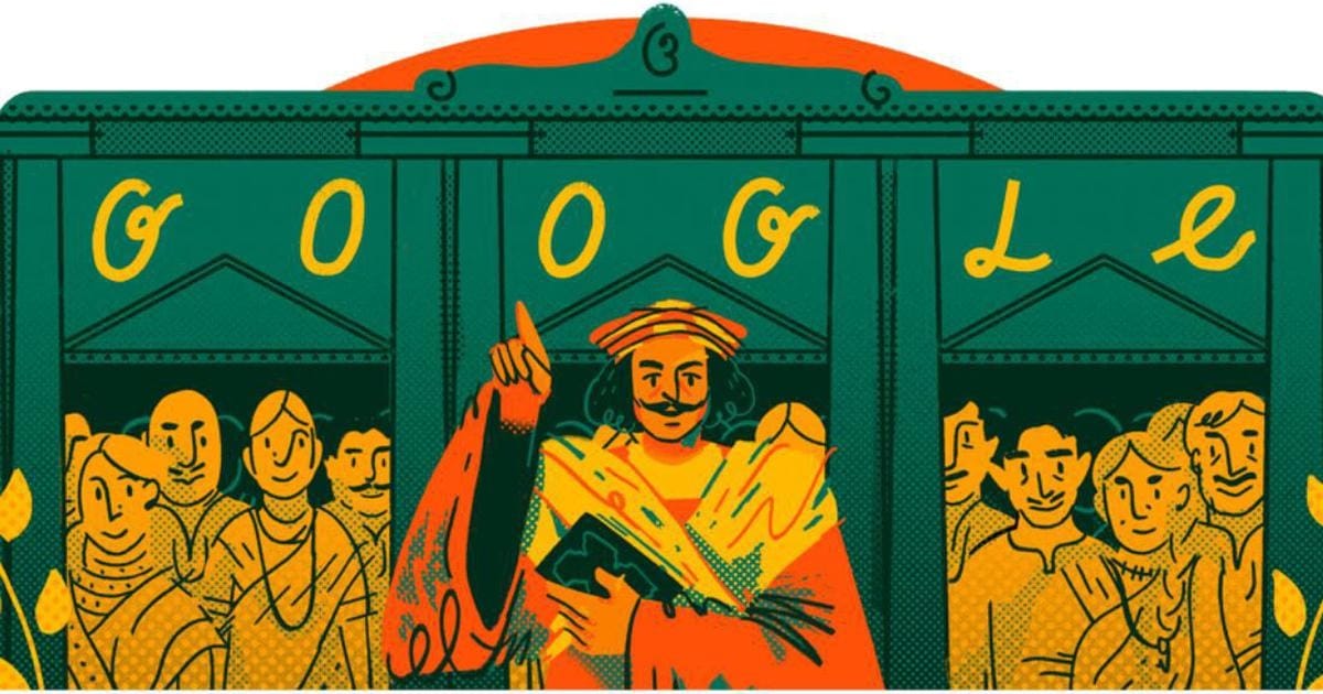 google doodle tributes the maker of modern India Raja Ram Mohan Roy on his birth anniversary