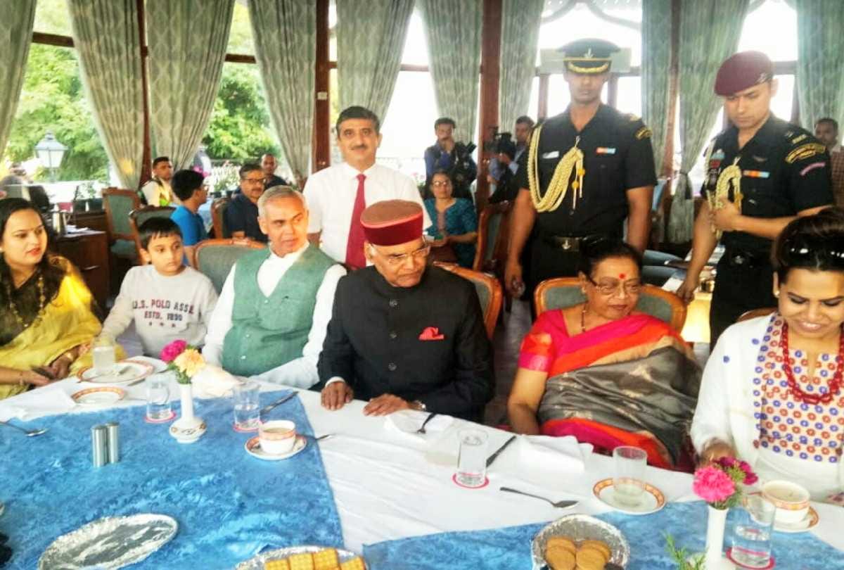 president ram nath kovind visited ridge and mall road shimla