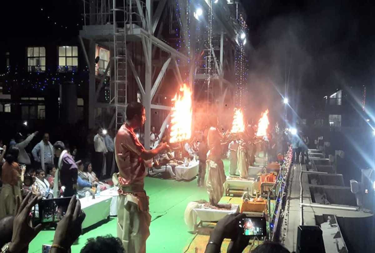 for the first time Aarti of the river Sutlej on the lines of Ganga 