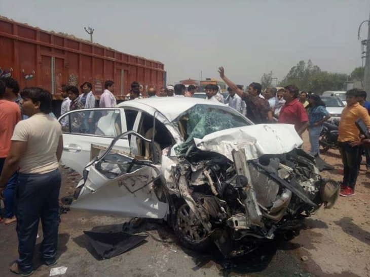 three boys died in road accident in sonipat of haryana