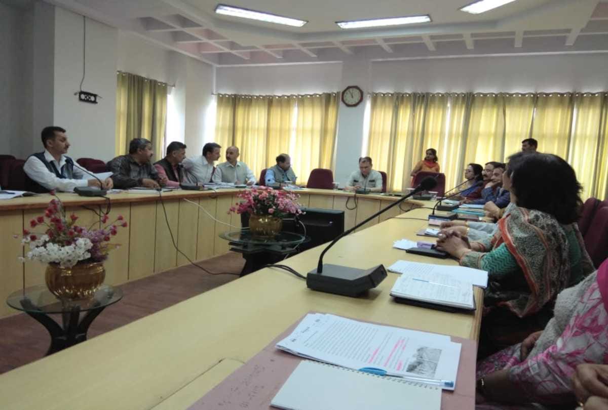 Overall annual plan of himachal education department passed in shimla
