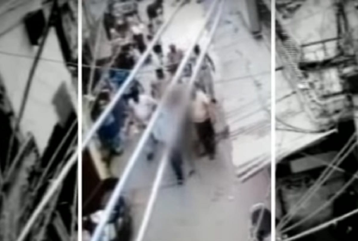 A wanted being forced To Walk nude Allegedly By Delhi police