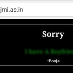 jamia website hacked