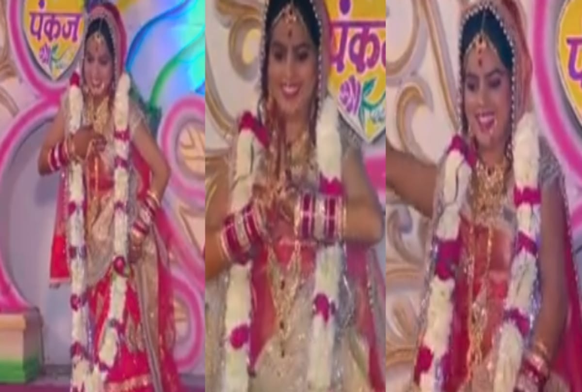 Bride dancing on her own wedding video goes viral 