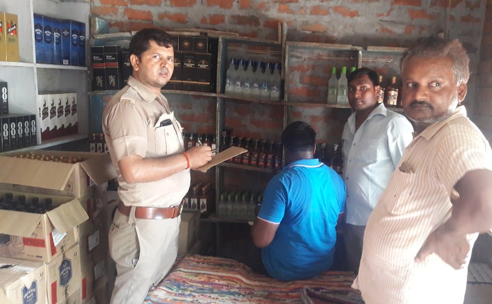 sdm raid on wine shops