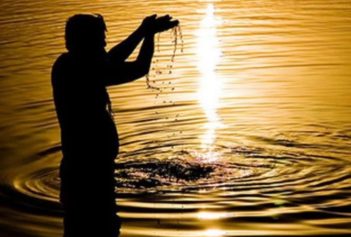 Donate water on Ganga Dashera 