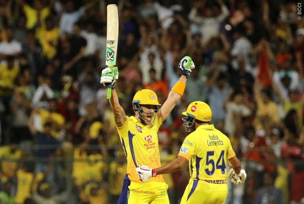 faf du plessis of chennai super kings gets new name against sunrisers hyderabad