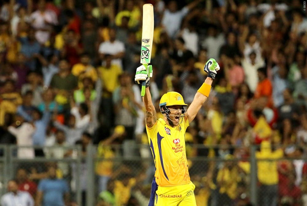 Faf du Plessis says after winning match could not believe csk win in qualifier1 ipl 2018
