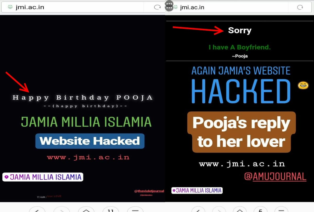 jamia millia university hacked twice in 24 hours see how hillarious twitter has its take on it