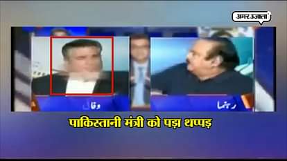 VIDEO PAKISTAN NEWS CHANNEL NAEEM UL HAQ SLAPS DANIYAL AZIZ IN GEO NEWS PROGRAMME