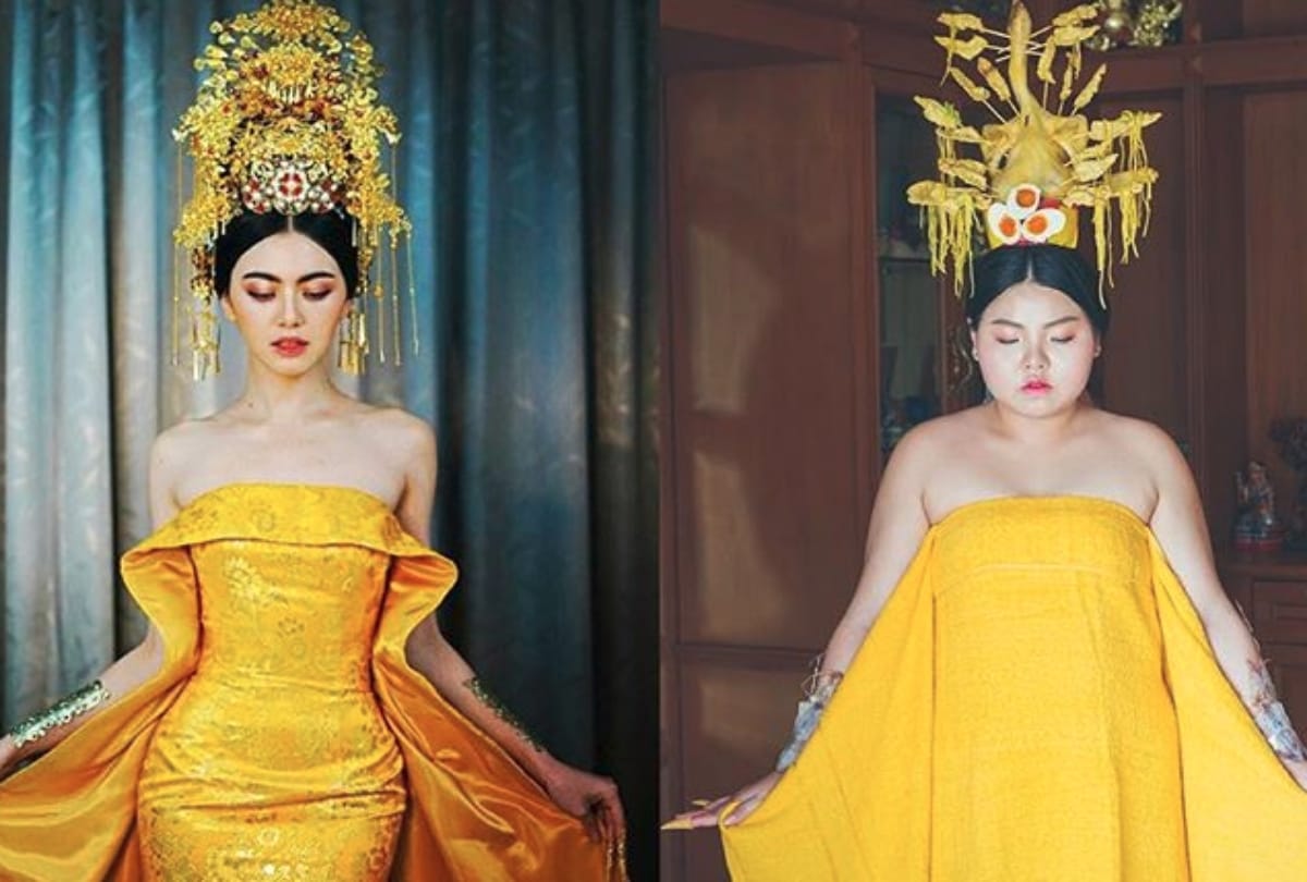 Benjaphorn Chetsadakan AKA Sine Benjaphorn Outfits Made Of Food Is Famous Cosplay