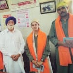 Flying Officer Avani Chaturvedi paid obeisance in paonta sahib gurudwara