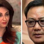 Modi minister Kiren Rijiju shared fitness challenge to Saumya Tandon