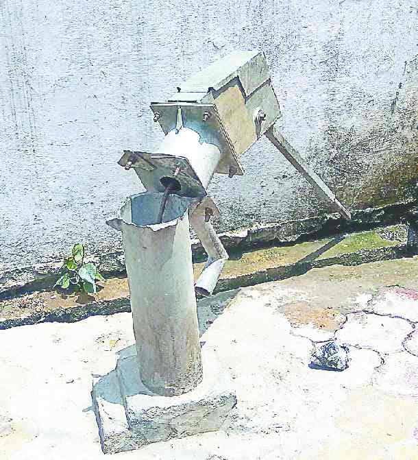 Government handpumps dried up