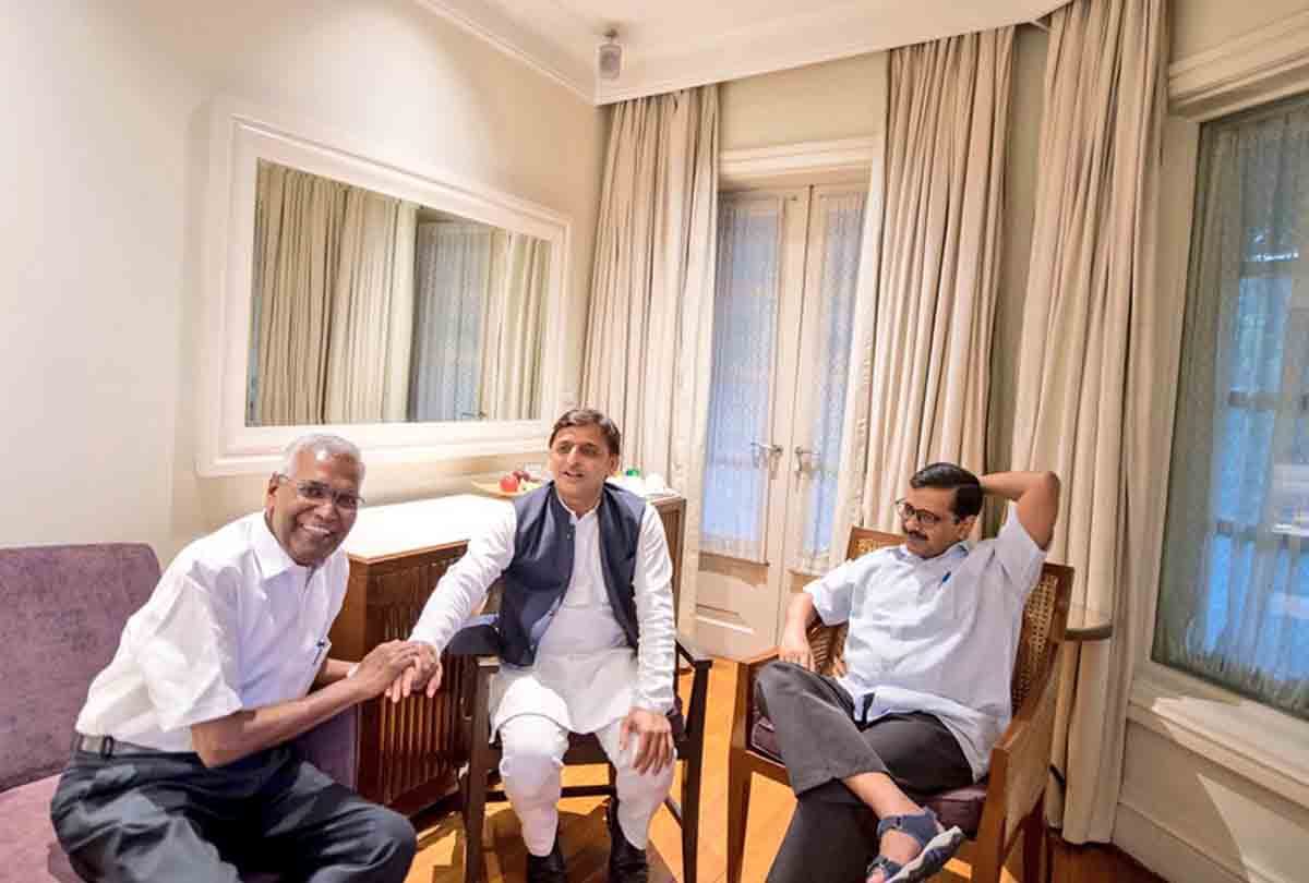 akhilesh yadav twitted about oath-taking of Chief Minister Shri HD Kumaraswamyji