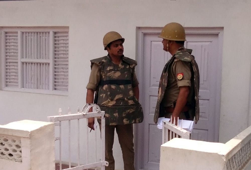 rukus over court order at hazi mahboob house in ayodhya.