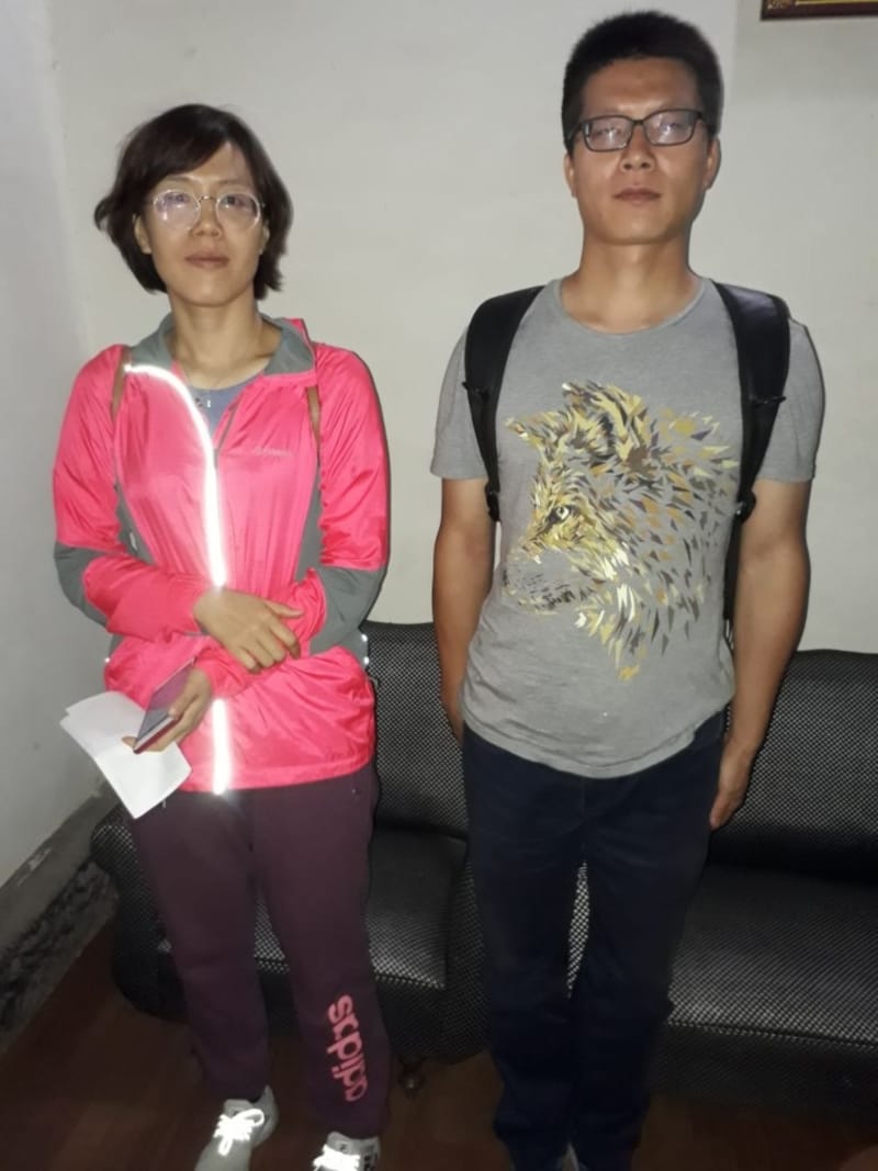 police investigate chinese couple visit on tourist visa 