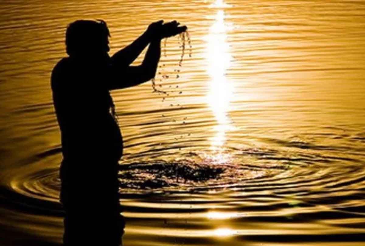 ganga bath is good for health 
