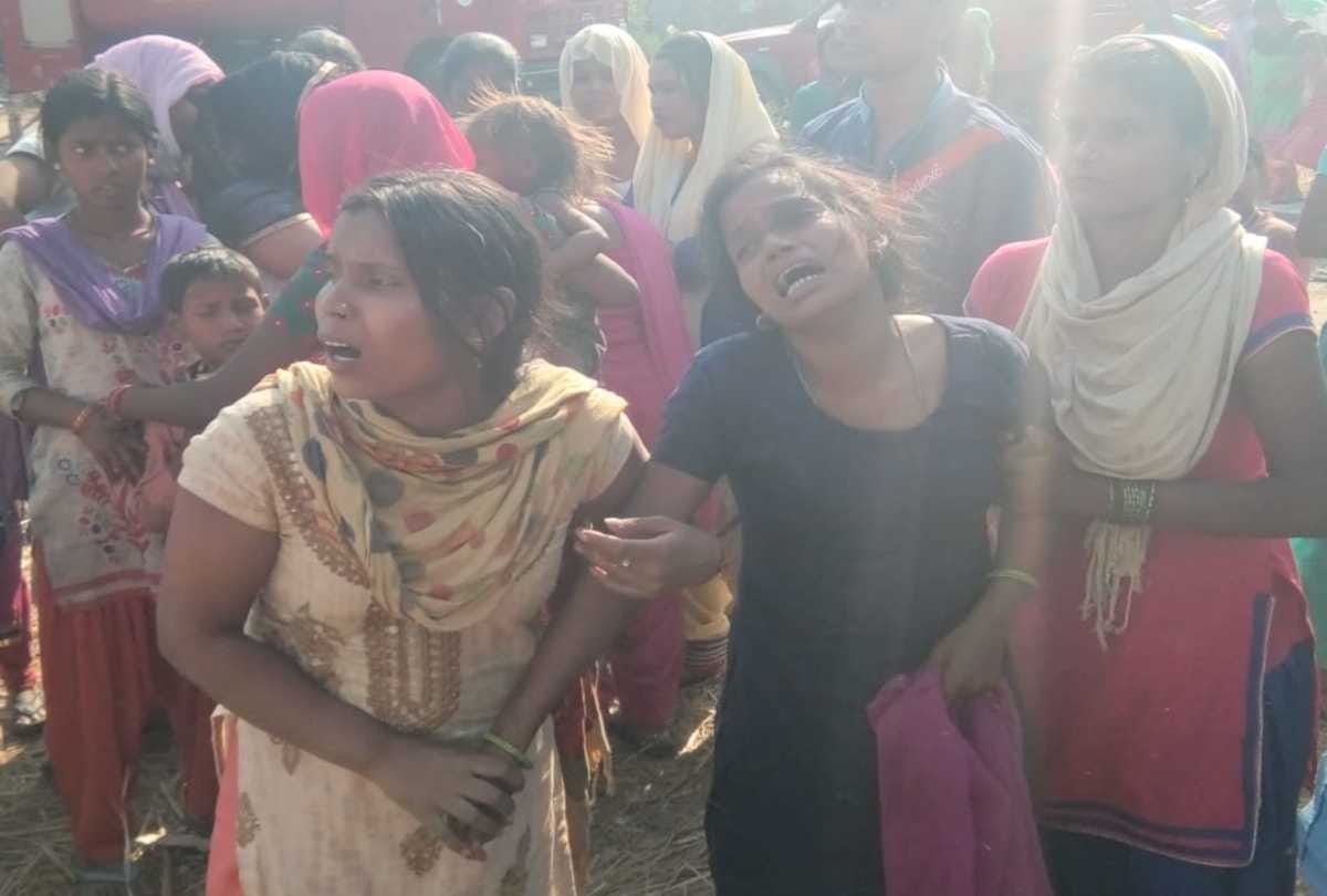 100 slums reduced to ashes in a major fire incident at baddi himachal