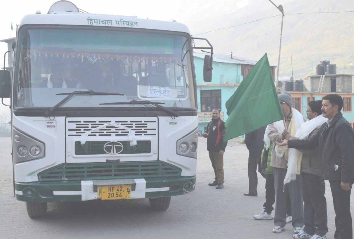 HRTC Delhi to Leh Bus route from 15 April 2021