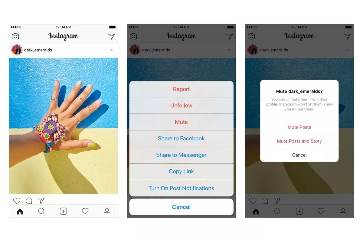 Instagram Finally launched Mute Feature for annoying friends 