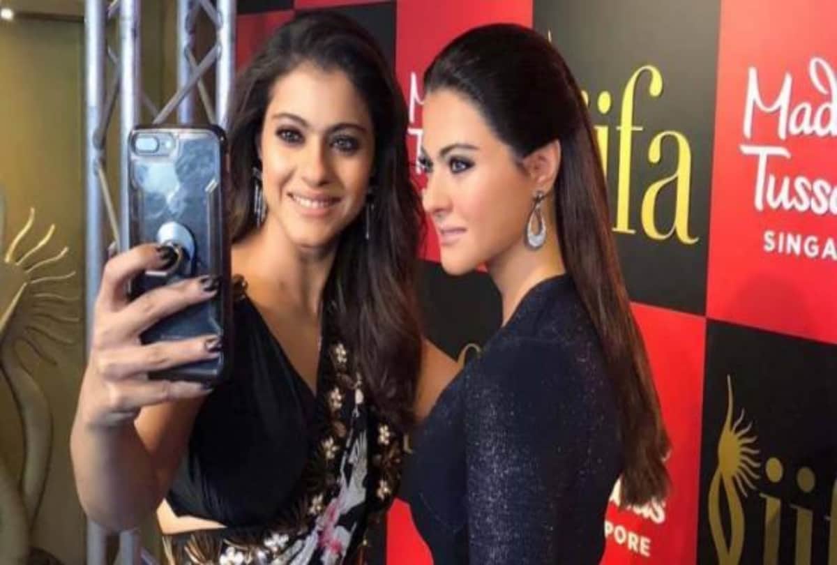 kajol wax statue at madame tussauds singapore, ajay devgan shared photo