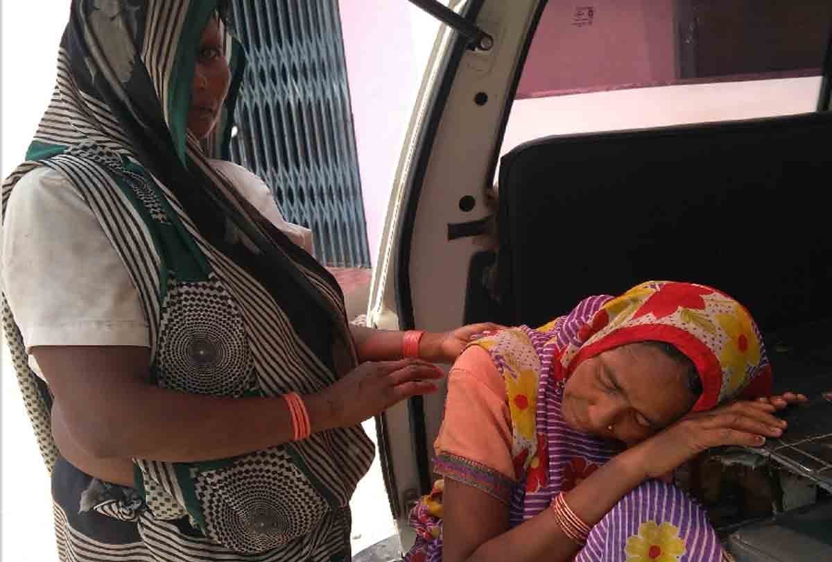 woman with her children burnt to death