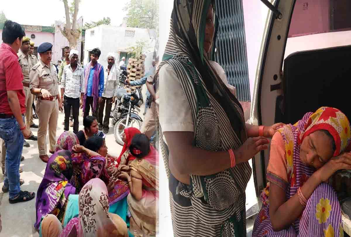 woman with her children burnt to death