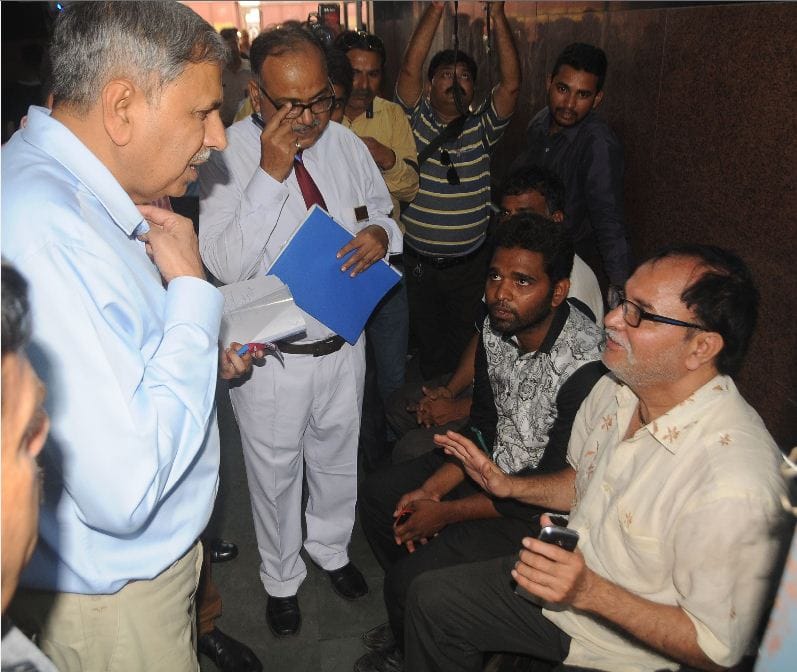 North Central Railway General Manager inspection of Agra Cantt   station