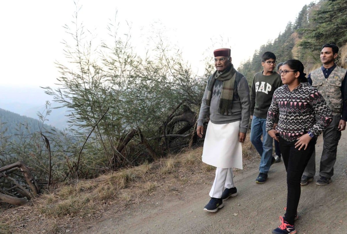 President of India ram nath kovind rashtrapati bhavan chharabra retreat shimla