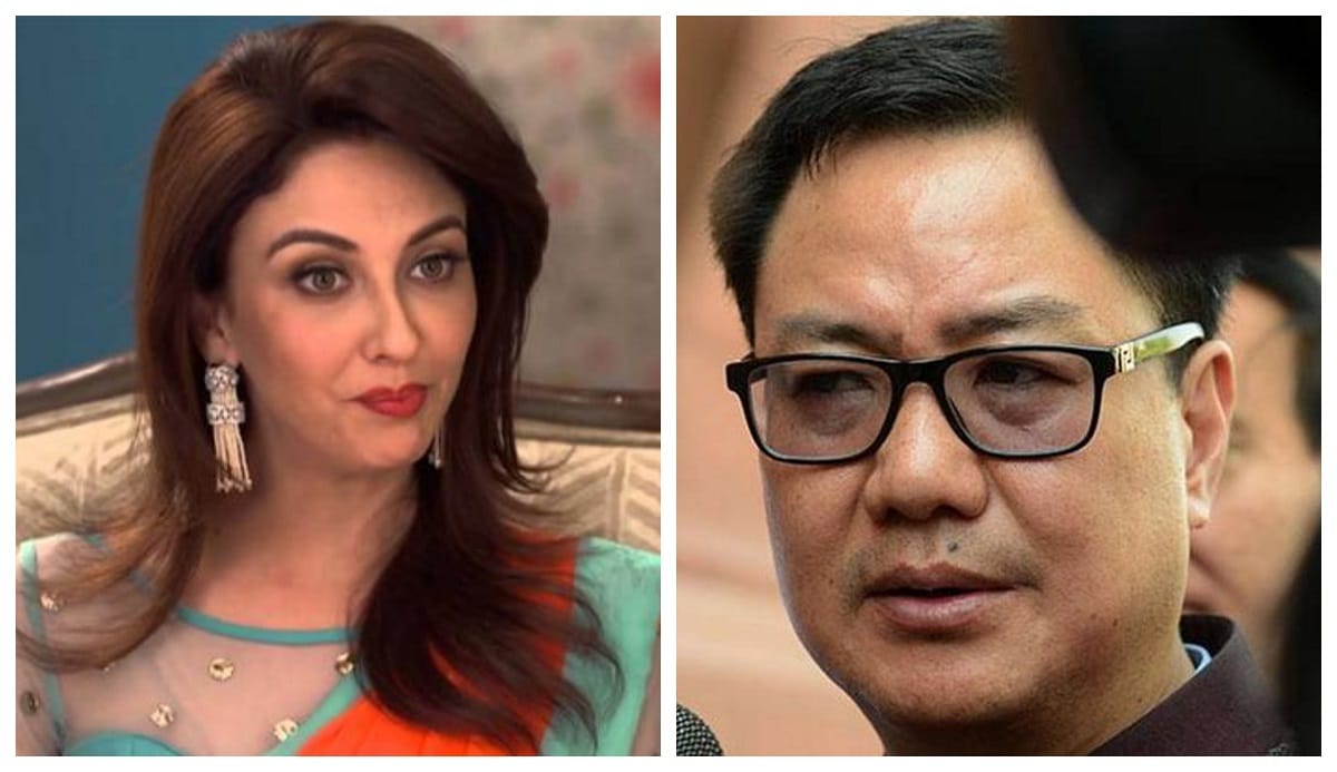 Modi minister Kiren Rijiju shared fitness challenge to Saumya Tandon