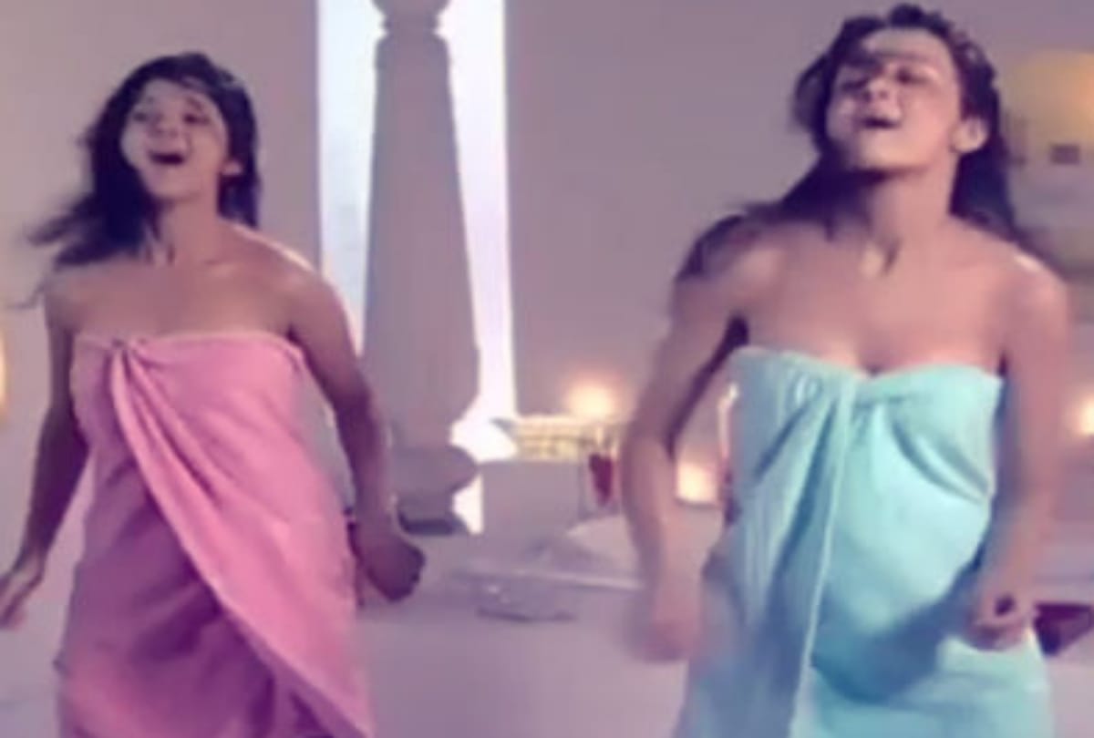jennifer winget dancing with surveen chawla on preity zinta piya piya