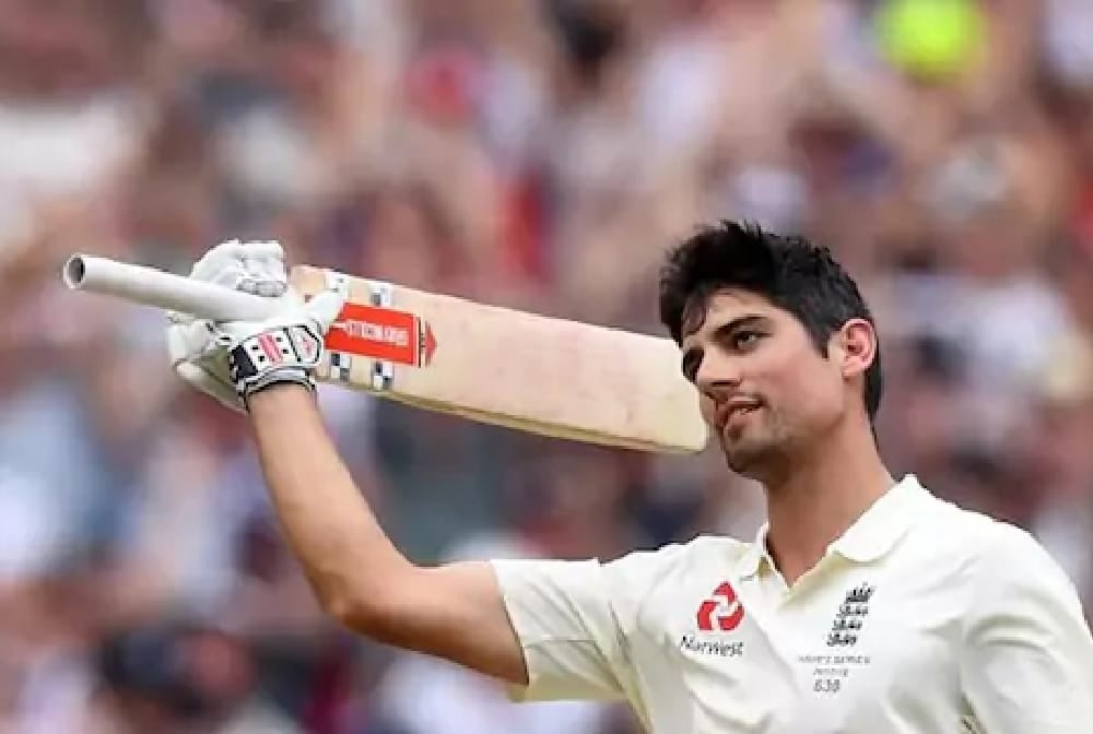 alastair cook completed his 1000 runs at oval ground
