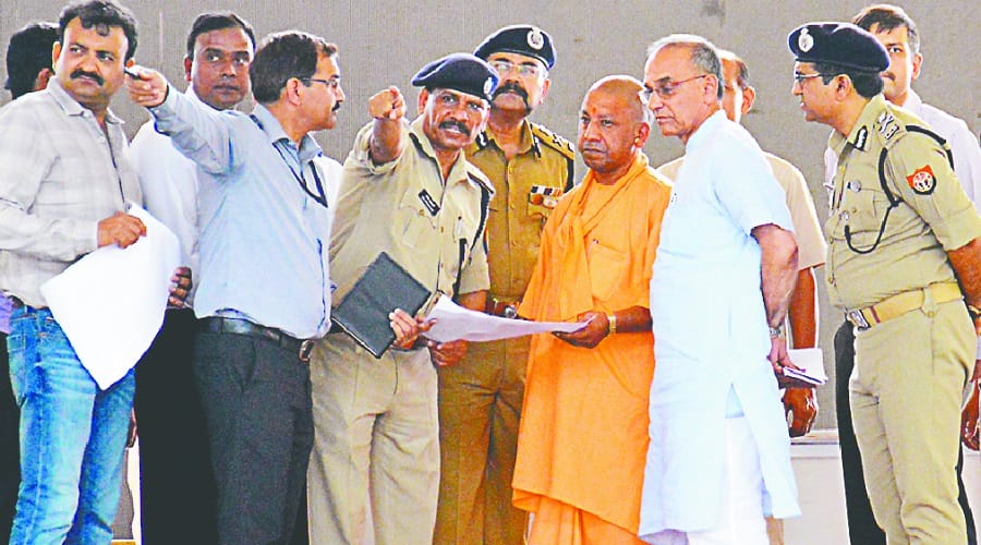 Kairana byelection: CM Yogi reached Baghpat, inspected the meeting place